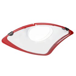 Kleiderschutz 26 Zoll / 28 Zoll Elegance rot paar Transparent