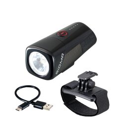 Batterie Helmlampe SIGMA BUSTER 400 HL, 400 Lumen,...