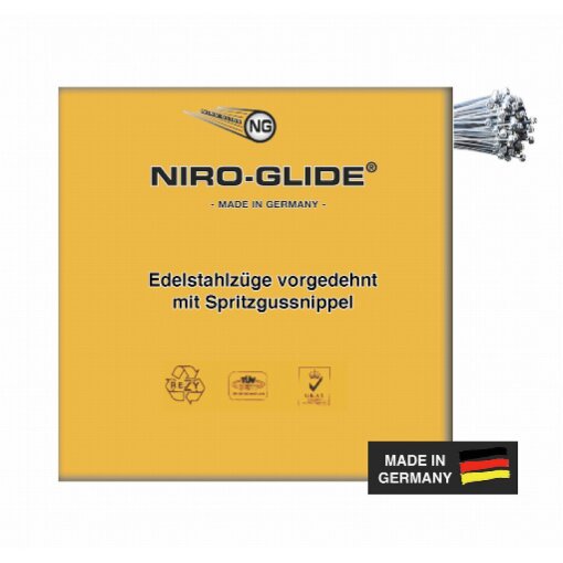 Brems Innenzug Niro Glide 800 mm Tonnennippel Werkstatt Packung
