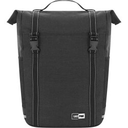 Fahrradtasche einzeln 15 liter schwarz