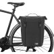 Fahrradtasche einzeln 15 liter schwarz