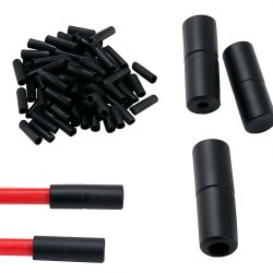 4 x Schaltzug Endkappen 4 x 18 mm Kunststoff Endkappe...