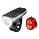 Sigma Sport LED Batteriebeleuchtung-Set Aura 60 USB / Nugget II, 60 LUX, AS