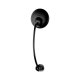B&M Spiegel Cycle Star Typ 901, Rückspiegel, PVC, gebogene Stange 13 cm, schwarz, AS