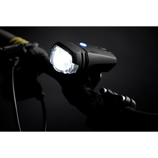 Scheinwerfer + Rücklicht GreenLine 15 Lux Akku Set AXA