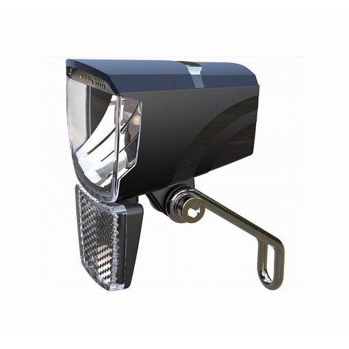 LED Scheinwerfer SPARK 50 Lux mit Schalter Standlicht und Sensor Halter schwarz Marwi StVZO