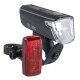 Fahrrad LED Batterie Lampen Set 30/15 Lux BL300 Frontlicht + Rücklicht