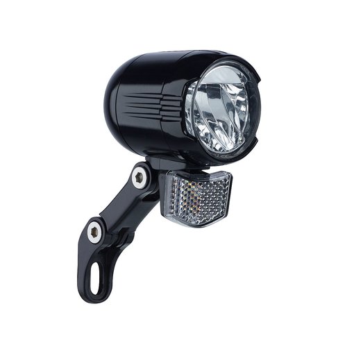 LED E-Bike Scheinwerfer Büchel Shiny 120 Lux 6V- 48 V schwarz