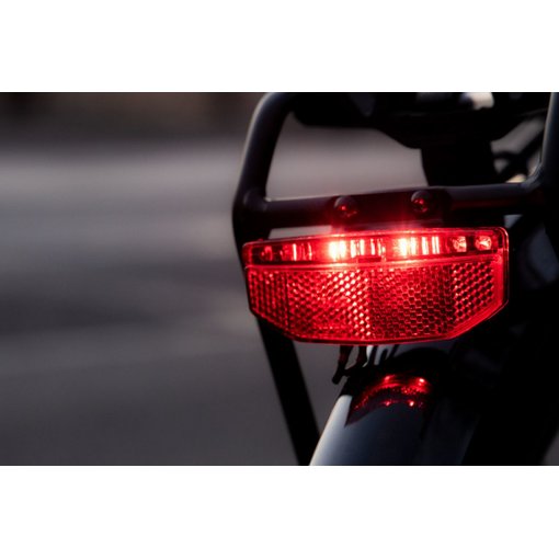 LED Rücklicht EDGE mit Stoptech Funktion, E-Bike 6-40 Volt, Standlicht, STVZO, 50 mm, 4 Led`s