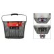 Fahrradkorb Metall + Halter 34 x 25 x 26 cm