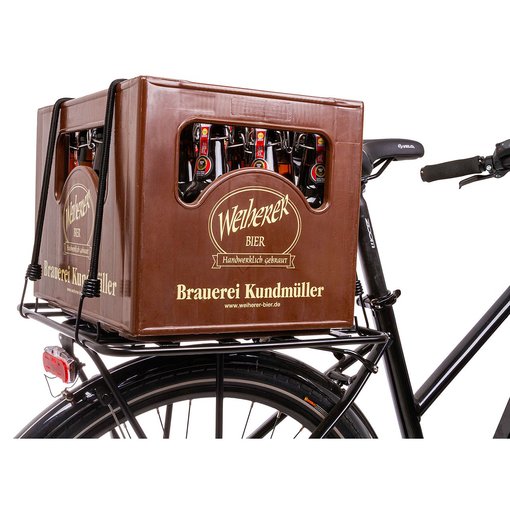 Fahrrad Gepäckträgerplatte Vergrößerung 40 x40 Racky Baseplate schwarz