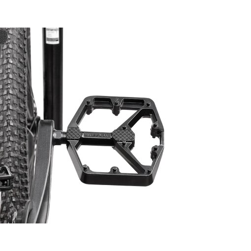 Fahrradpedal CNC Aluminium Pedale mit Industrie Lagern Sehr Leicht rutschfest Breites Plattformpedal auch für E-Bike Mountainbike, Trekking, Rennrad Pedale (schwarz)