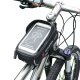 Fahrrad Tasche Rahmentasche Oberrohrtasche SmartphoneHalterung silber