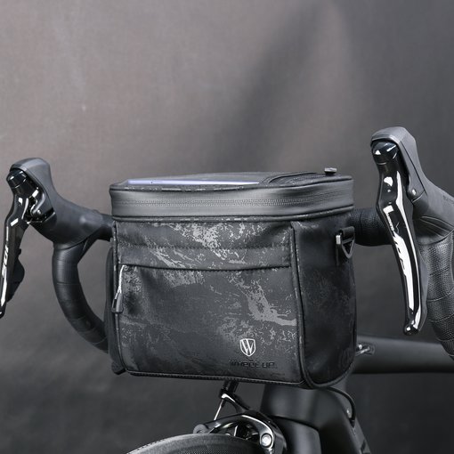 Fahrrad Tasche Lenkertasche Smartphone Halterung Handy Tasche E-Bike Tasche schwarz blau