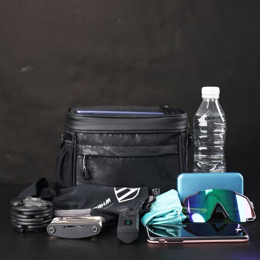 Fahrrad Tasche Lenkertasche Smartphone Halterung Handy Tasche E-Bike Tasche schwarz blau