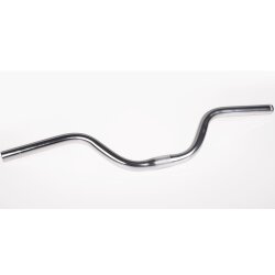 Lenker City Aluminium Silber für 25.4mm Klemm. 580mm Höhe 100 mm