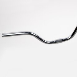 Lenker City Aluminium Silber für 25.4mm Klemm. 580mm Höhe 100 mm