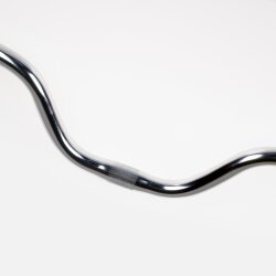 Lenker City Aluminium Silber für 25.4mm Klemm. 580mm Höhe 100 mm