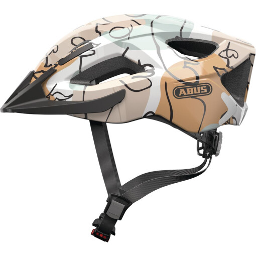 Fahrrad-Helm ABUS Aduro 2.0 S silhoutte beige