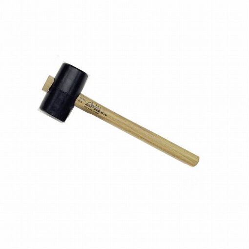 Gummi Hammer mit Eschenstiel robust & wierstandsfähig Gr. 2 65 mm
